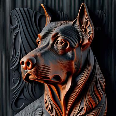 3D model st Beauceron dog (STL)